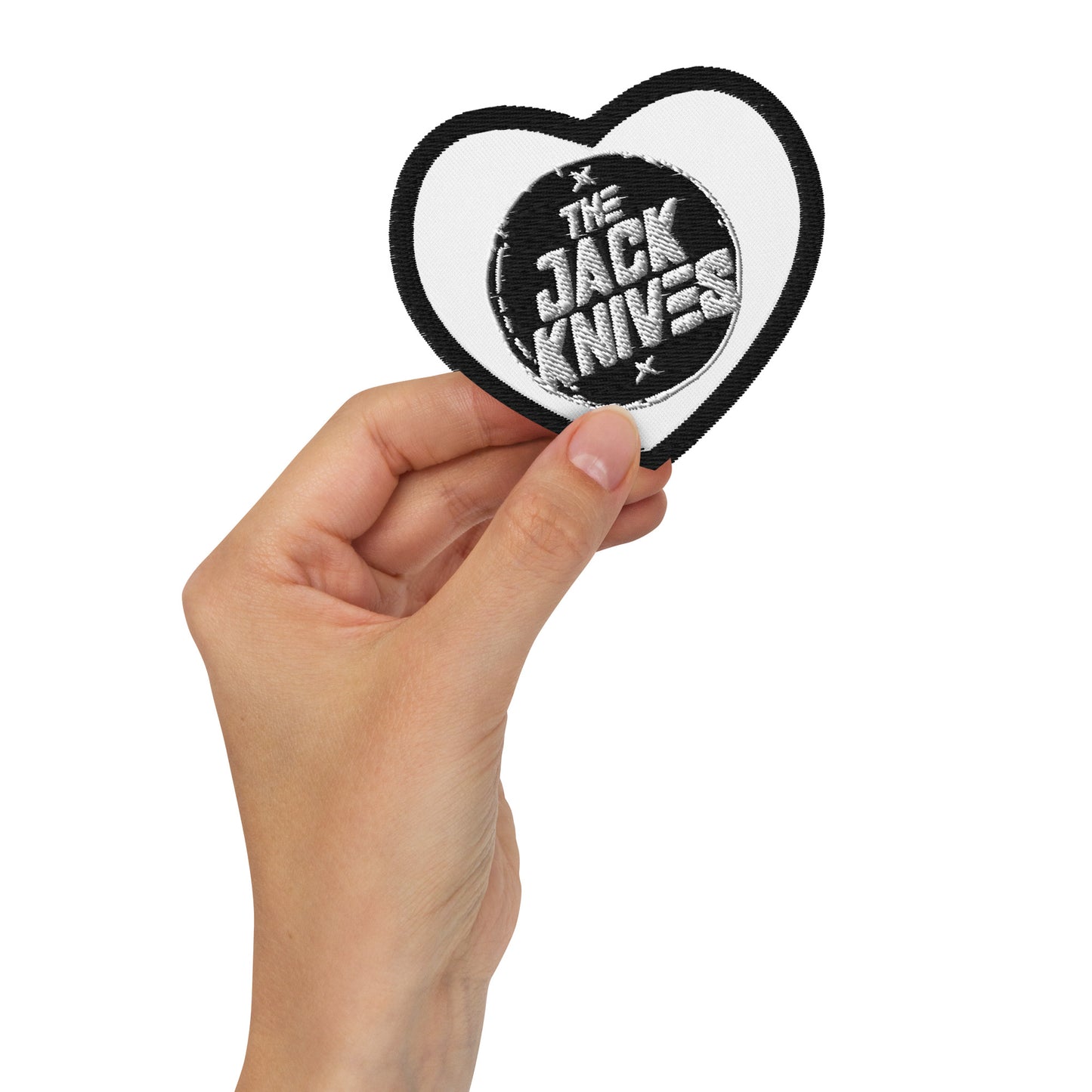 The Jack Knives - Heart Embroidered patches