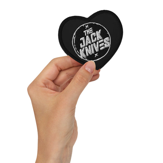 The Jack Knives - Heart Embroidered patches